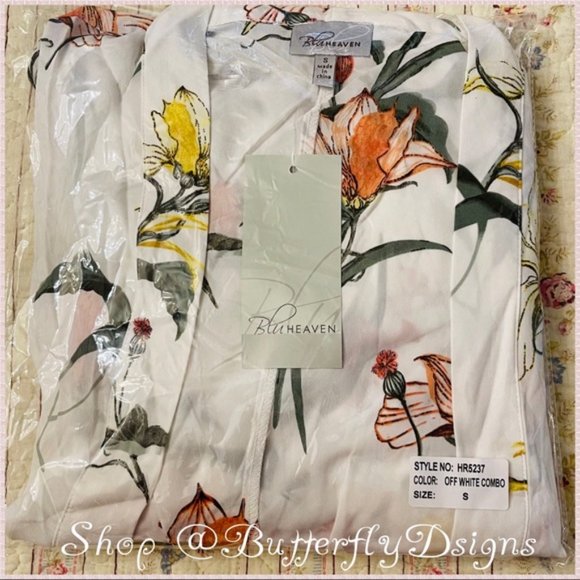 Umgee BluHeaven Sheer Kimono Cardigan - Picture 10 of 11